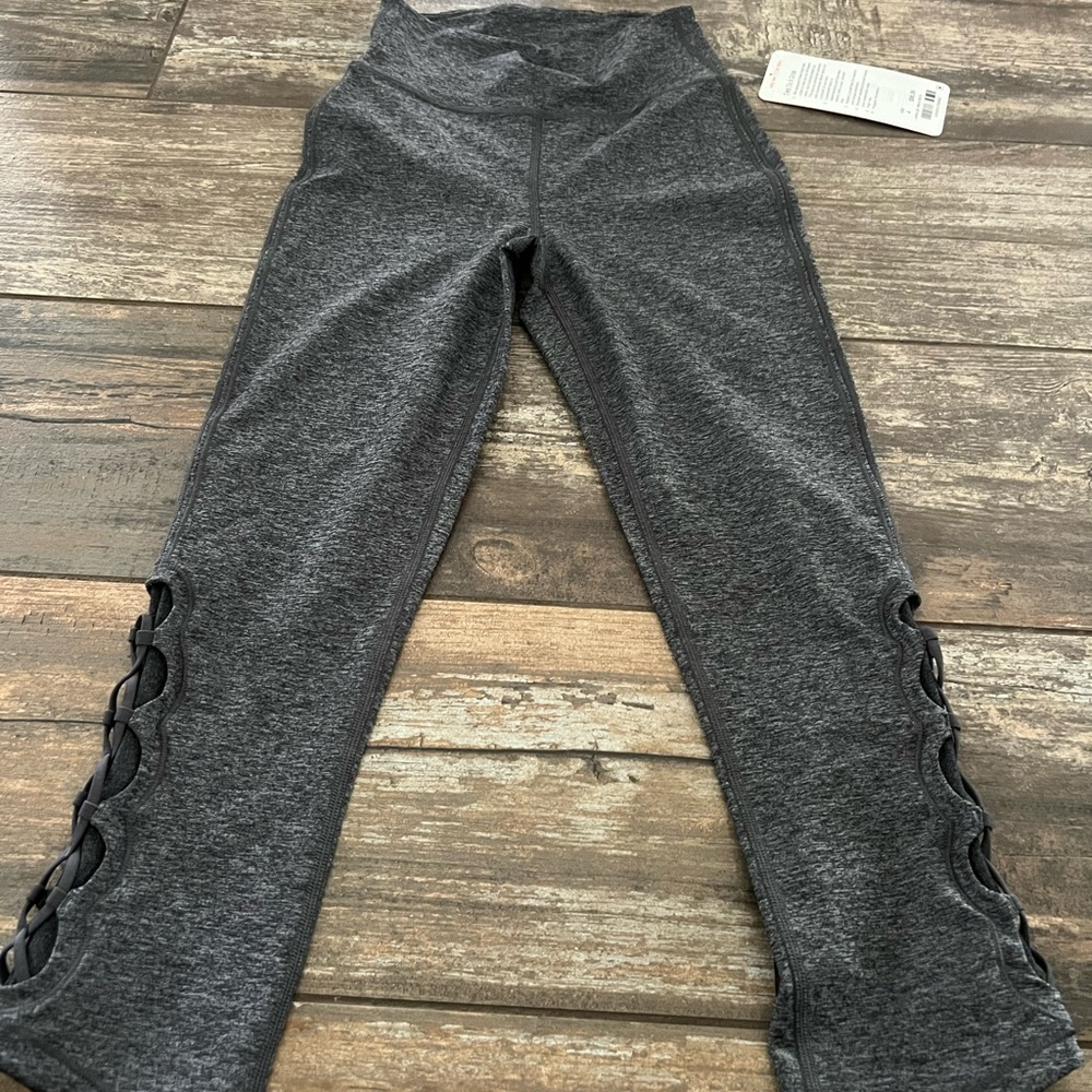 COPY - Dark heather gray Lululemon cropped leggings with tags